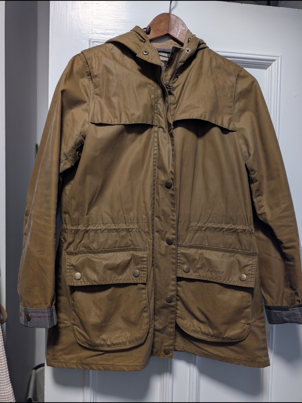Barbour Brown Hooded Utility Jacket